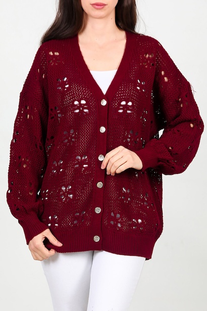 Kadın Hırka  Bordo 6