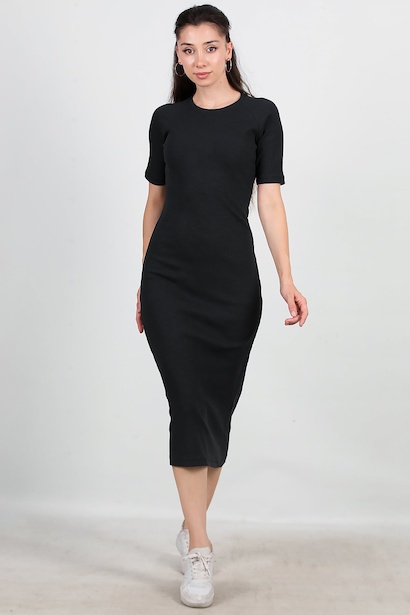 Kadın Fitilli Uzun Elbise 