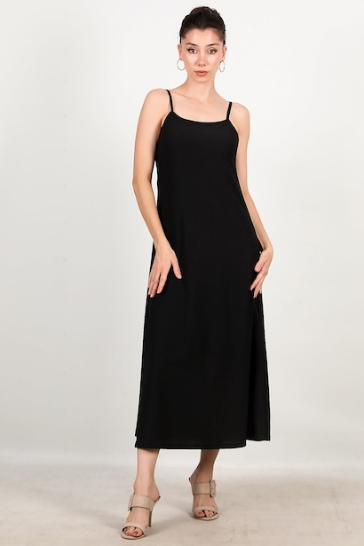 Kadın Askılı Salaş Elbise 