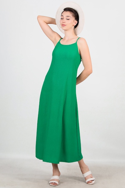 Kadın Askılı Salaş Elbise 