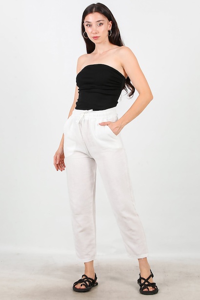 Kadın Bol Paça Pantolon 