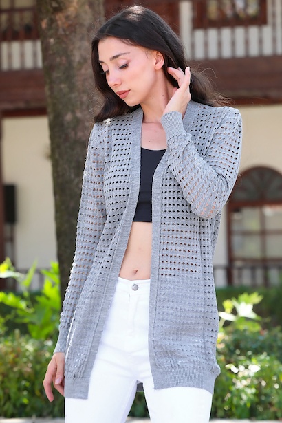 Kadın Delikli Hırka 