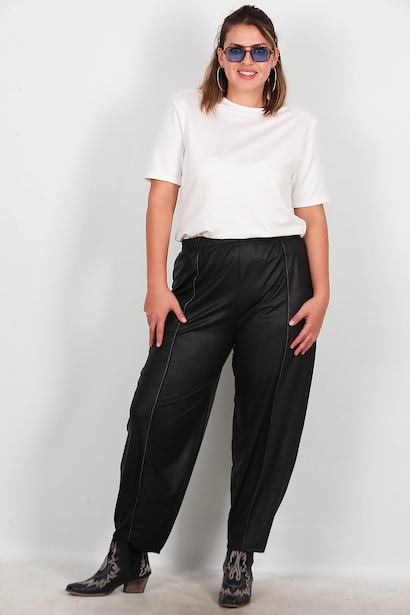 Büyük Beden Çimalı Pantolon 