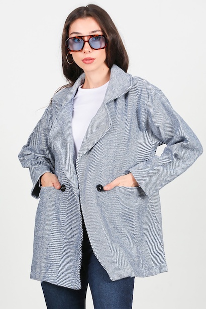 Kadın Kısa Kaşe Kaban 