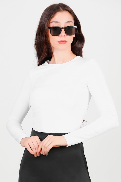 Kadın Bisiklet Yaka Zıbınlı Bady 