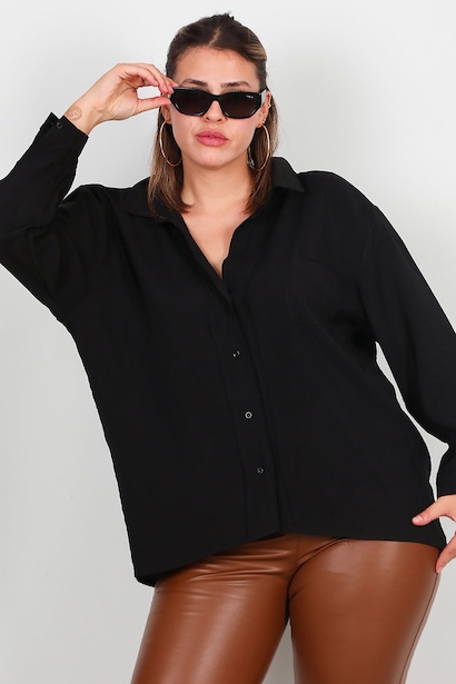 Büyük Beden Owersize Gömlek 