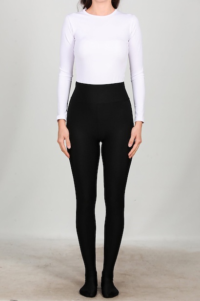 Kadın Çoraplı Tayt  Siyah 6