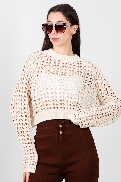 Kadın Delikli Triko 