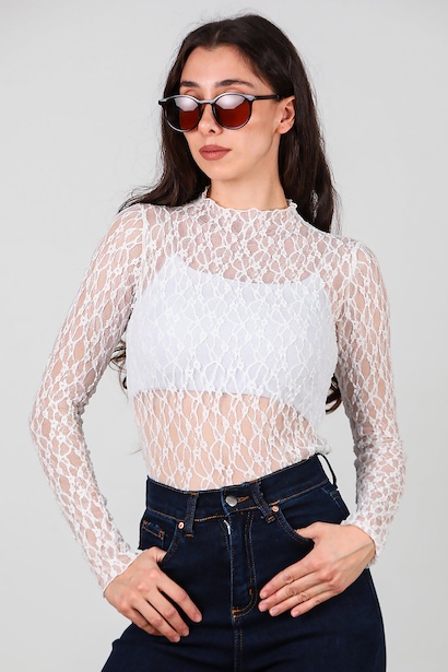 Kadın Dantel Bluz 