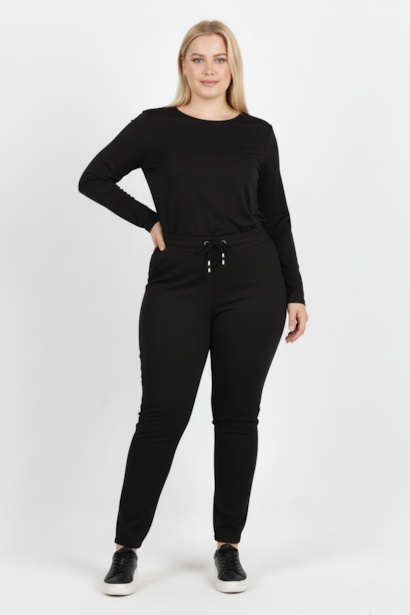 Büyük Beden Duble Paça Tayt 