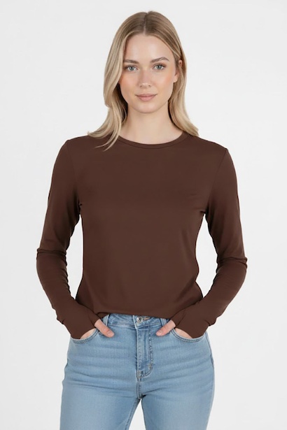 Kadın Parmak Geçmeli Bluz 