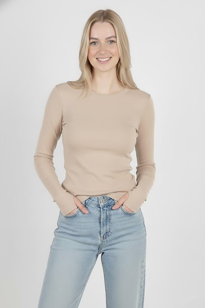 Kadın Parmak Geçmeli Bluz 