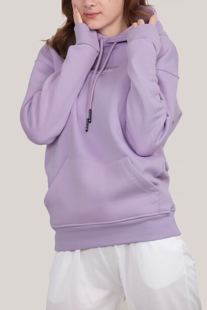 Kadın 3 İplik Şardonlu Sweat 