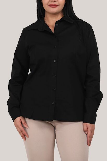 Büyük Beden Klasik Ofis Gömlek 