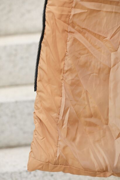 Kadın Uzun Şişme Mont Hardal 9