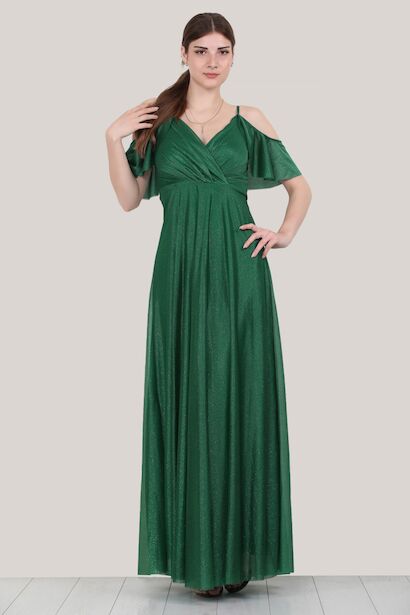 Kadın Simli Uzun Abiye 