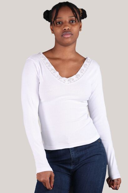 Kadın Dantelli Bluz 