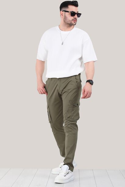 Erkek Kargo Pantolon  Yeşil