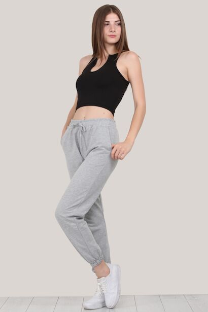 Kadın Paça Lastikli Eşofman Alt 