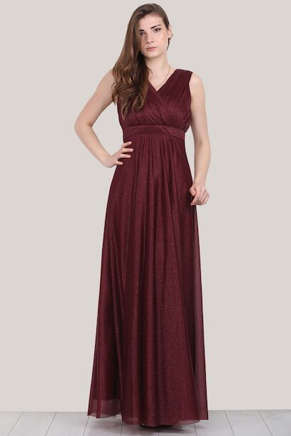 Kadın Uzun Simli Abiye 