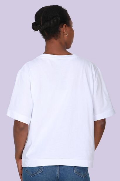 Kadın T-shirt  Beyaz 4